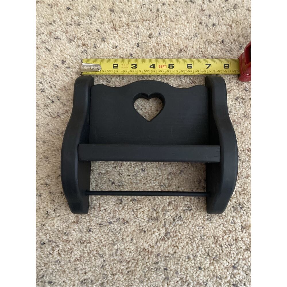 Vintage Open Heart Cottagecore Farmhouse Wood Wall Shelf 7.5” X 7 “